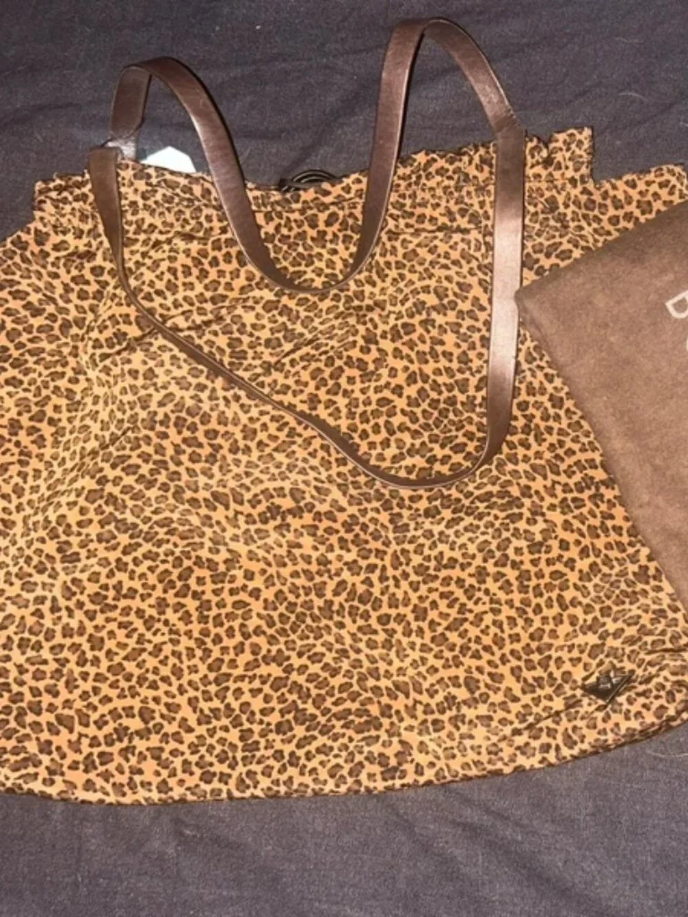 Vintage Bottega Veneta Leopard Print Tote - Picture 10 of 11